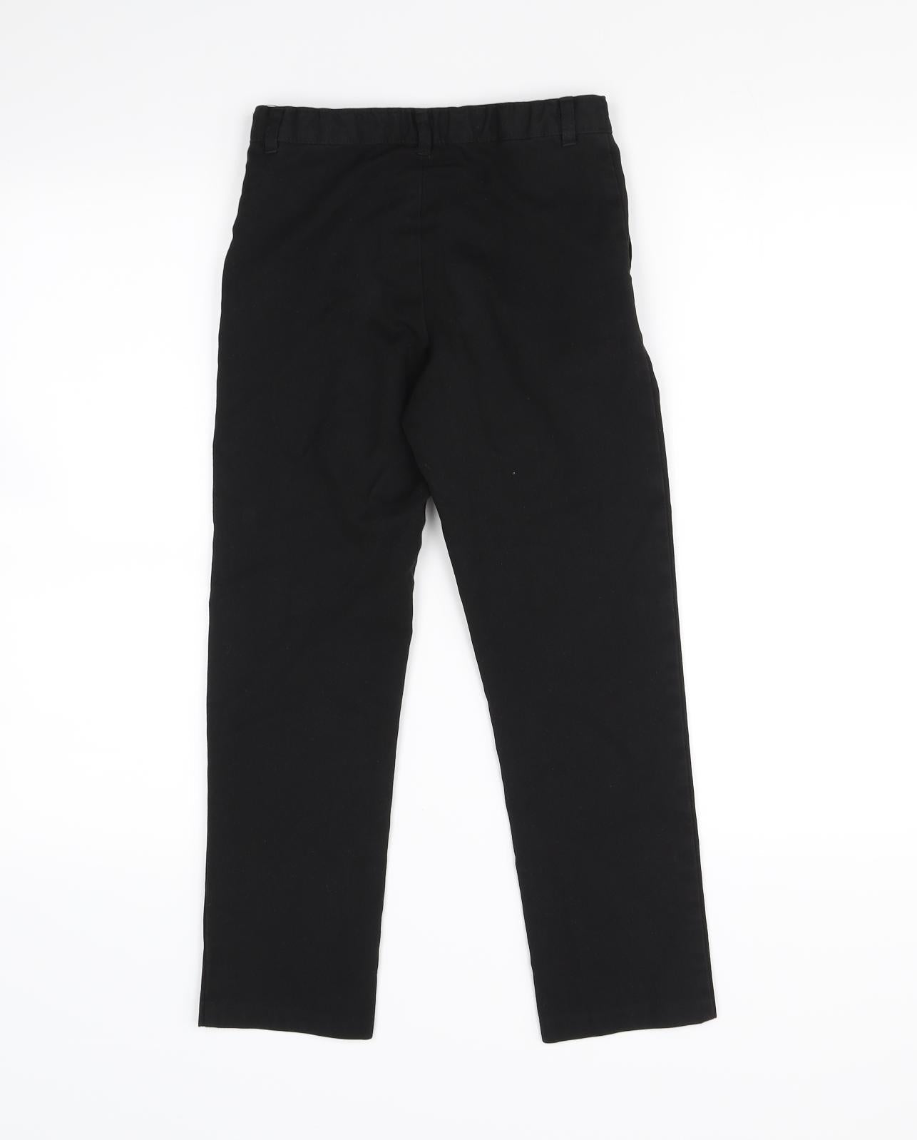 George Boys Black   Dress Pants Trousers Size 8-9 Years