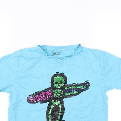 NEXT Boys Blue   Basic T-Shirt Size 8 Years