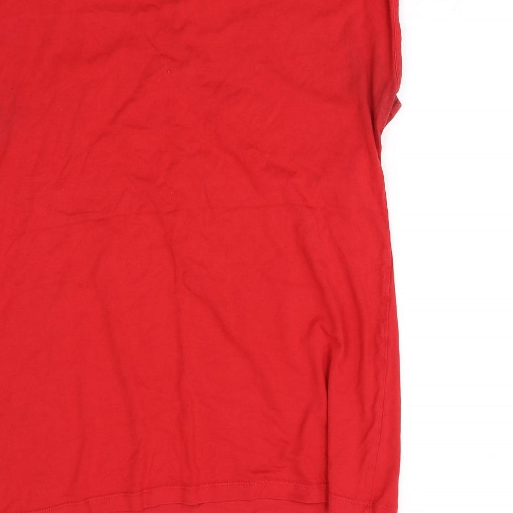 Lipsy Womens Red   Basic T-Shirt Size 10