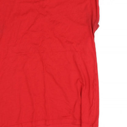 Lipsy Womens Red   Basic T-Shirt Size 10