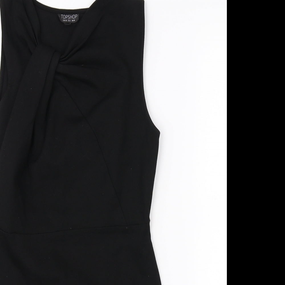 Topshop Womens Black   Mini  Size 10