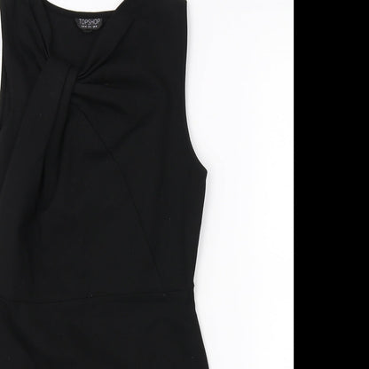 Topshop Womens Black   Mini  Size 10