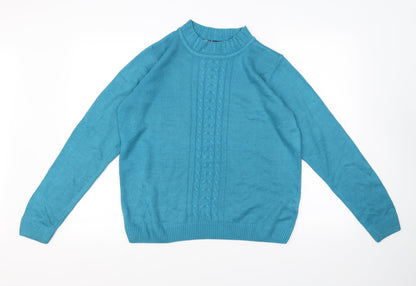 Isle Womens Green   Pullover Jumper Size M