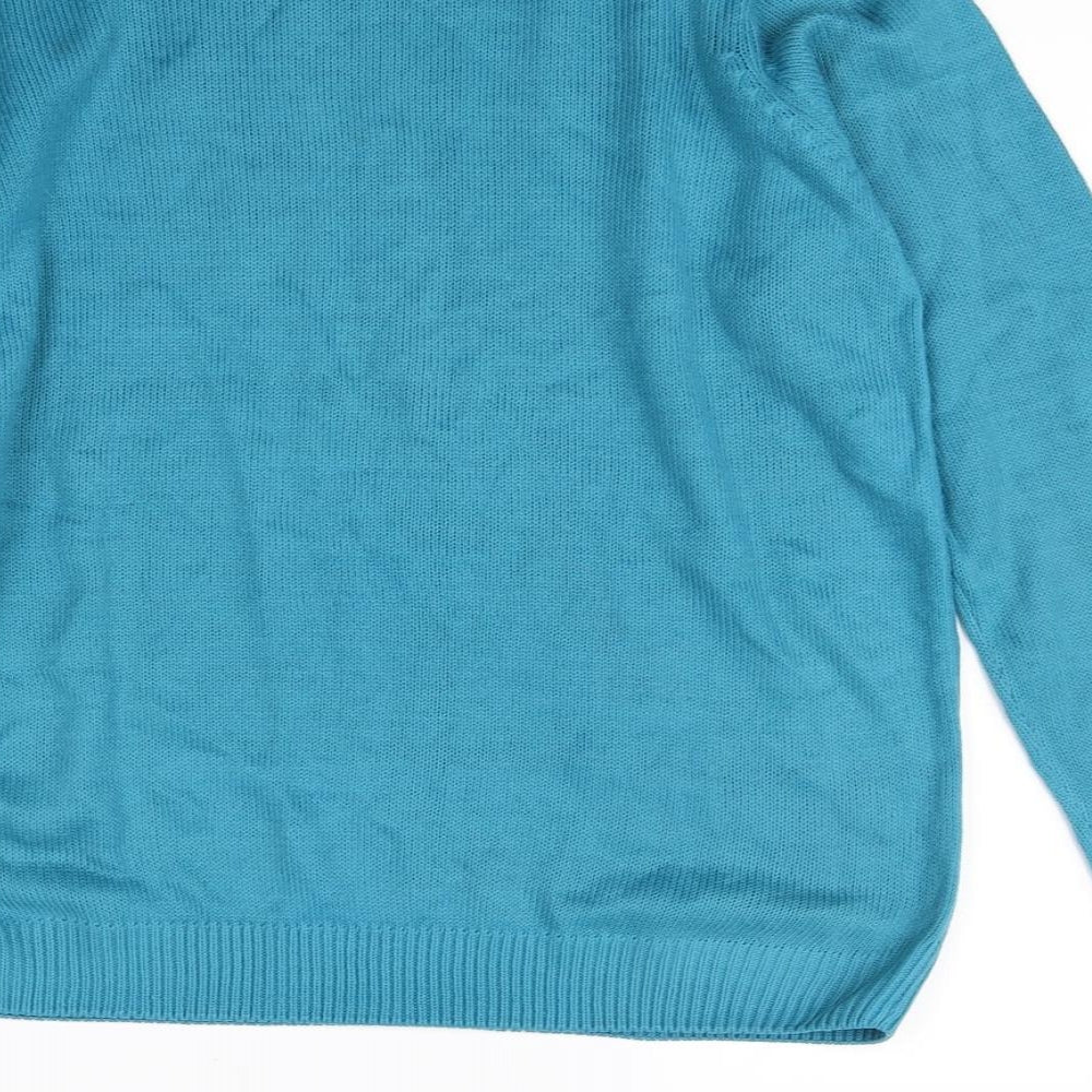 Isle Womens Green   Pullover Jumper Size M