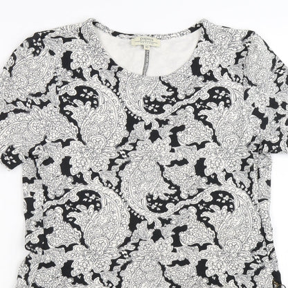 Papaya Womens Black Floral  Bodycon  Size 10