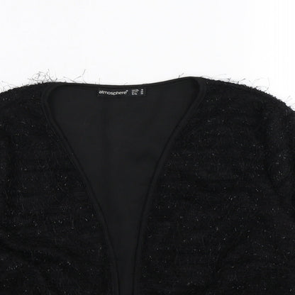 Atmosphere Womens Black  Knit Cardigan Jumper Size 12