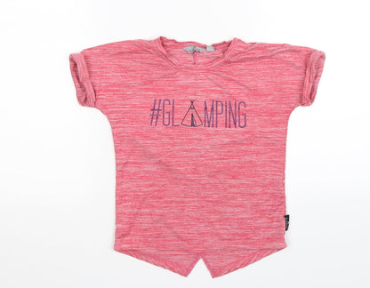 higear Girls Pink   Basic T-Shirt Size 5-6 Years  - #Glamping