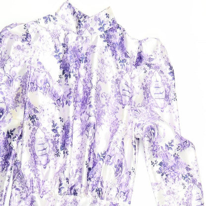 PRETTYLITTLETHING Womens White Geometric  Shift  Size 8