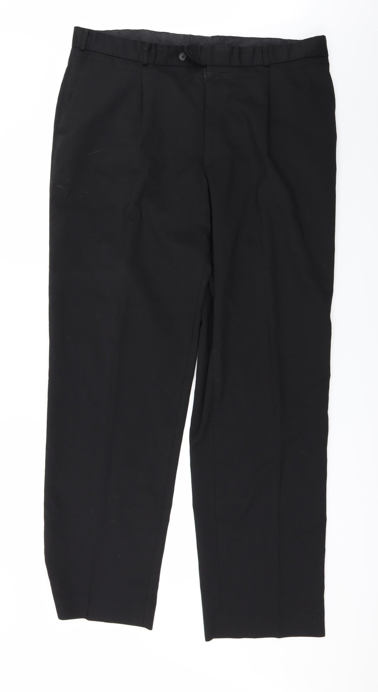 Preworn Mens Black   Trousers  Size 41 in L34 in - `