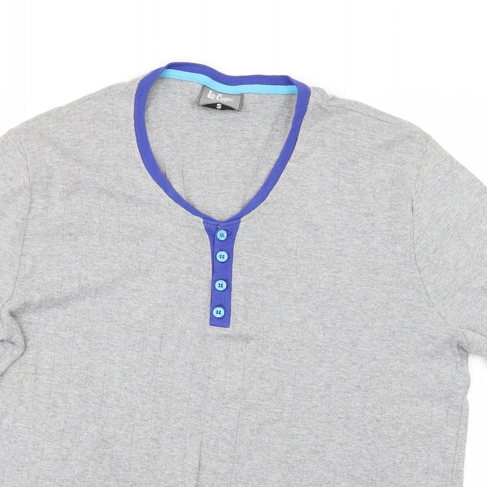 Lee Cooper Mens Grey    T-Shirt Size S