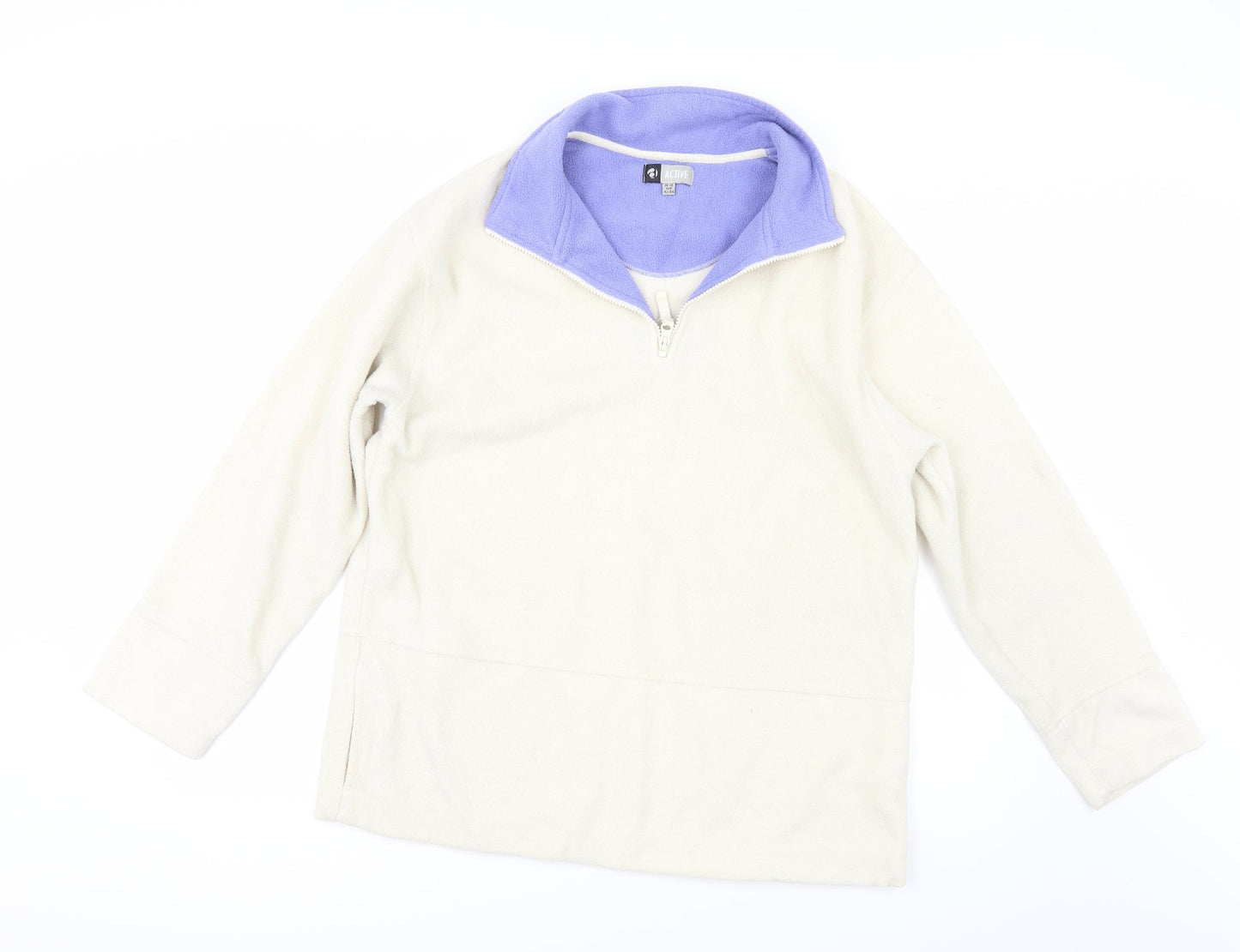 Active Womens Ivory   Jacket  Size 16