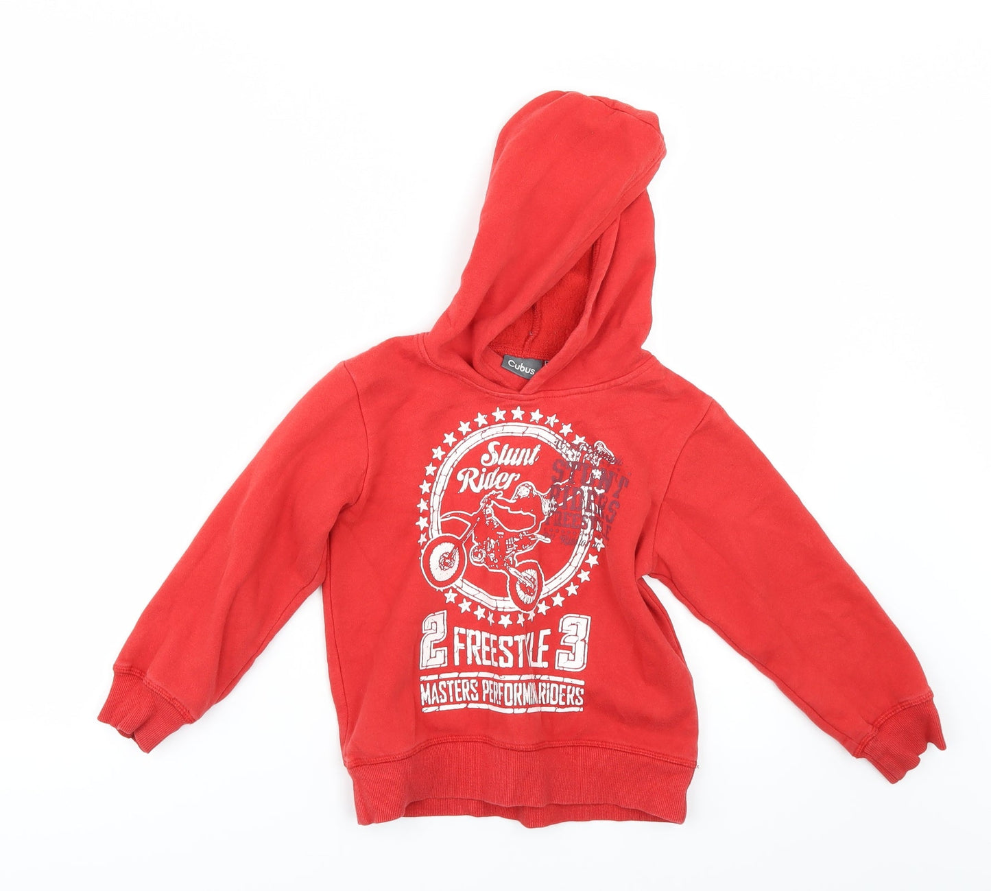 Cubus Boys Red   Pullover Hoodie Size 4 Years