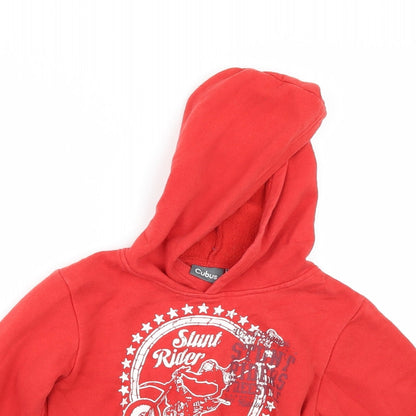 Cubus Boys Red   Pullover Hoodie Size 4 Years