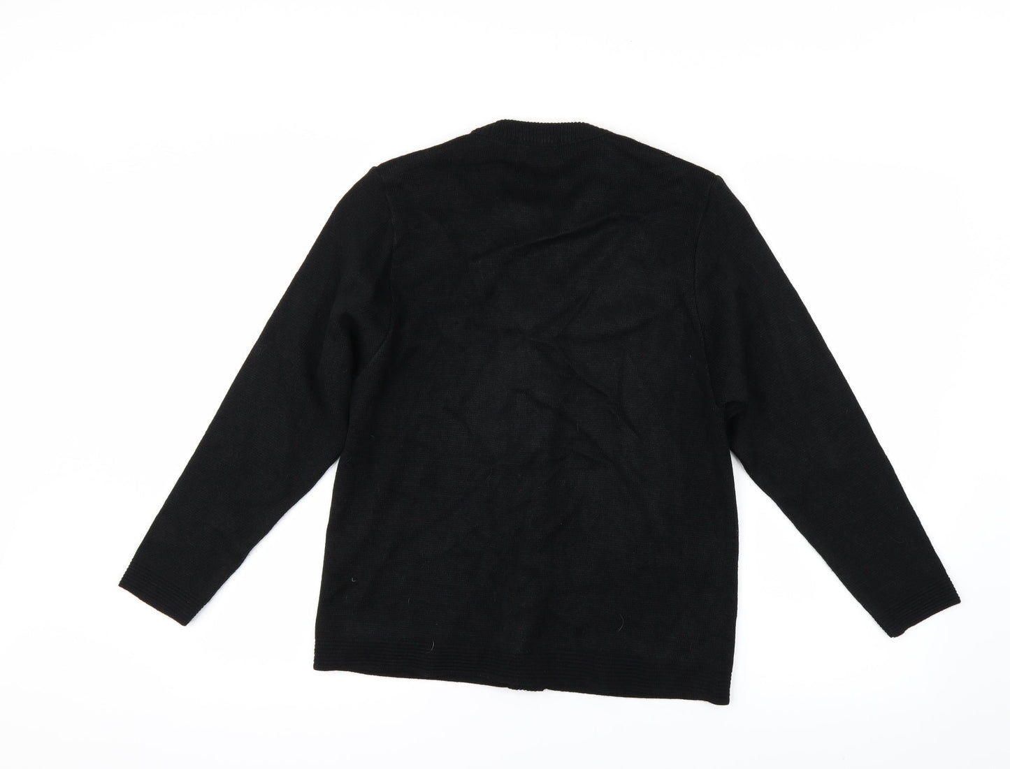 ME Womens Black   Cardigan Jumper Size M