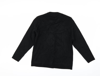 ME Womens Black   Cardigan Jumper Size M