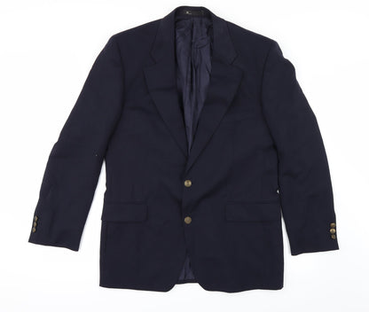 Mens UK Size 40 BHS Regular Blue Suit Jacket