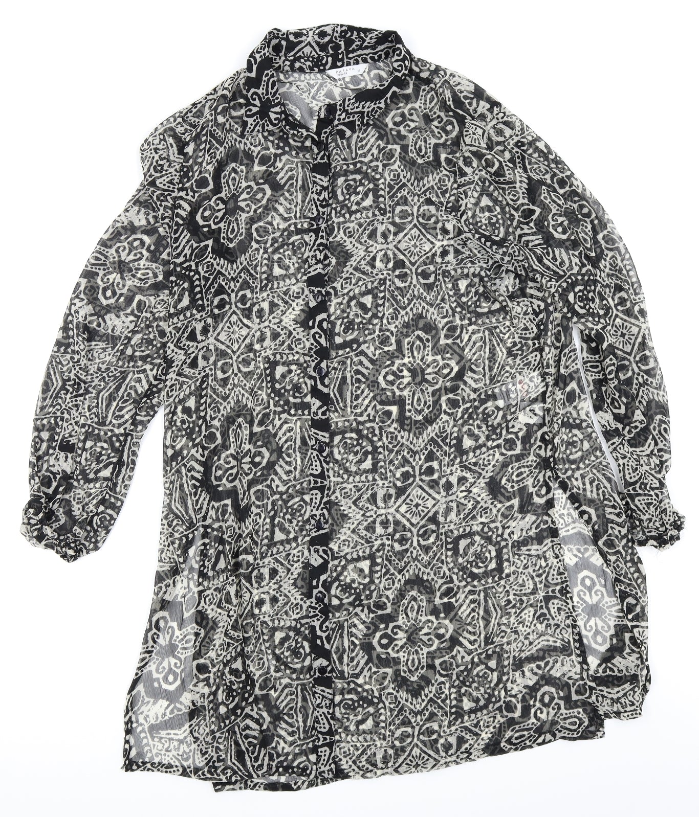 Papaya Womens Black   Fit & Flare  Size 14