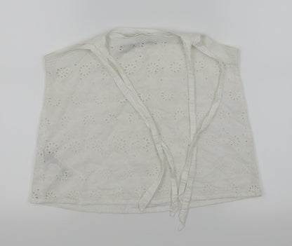 Dorothy Perkins Womens White Floral  Basic Tank Size 10