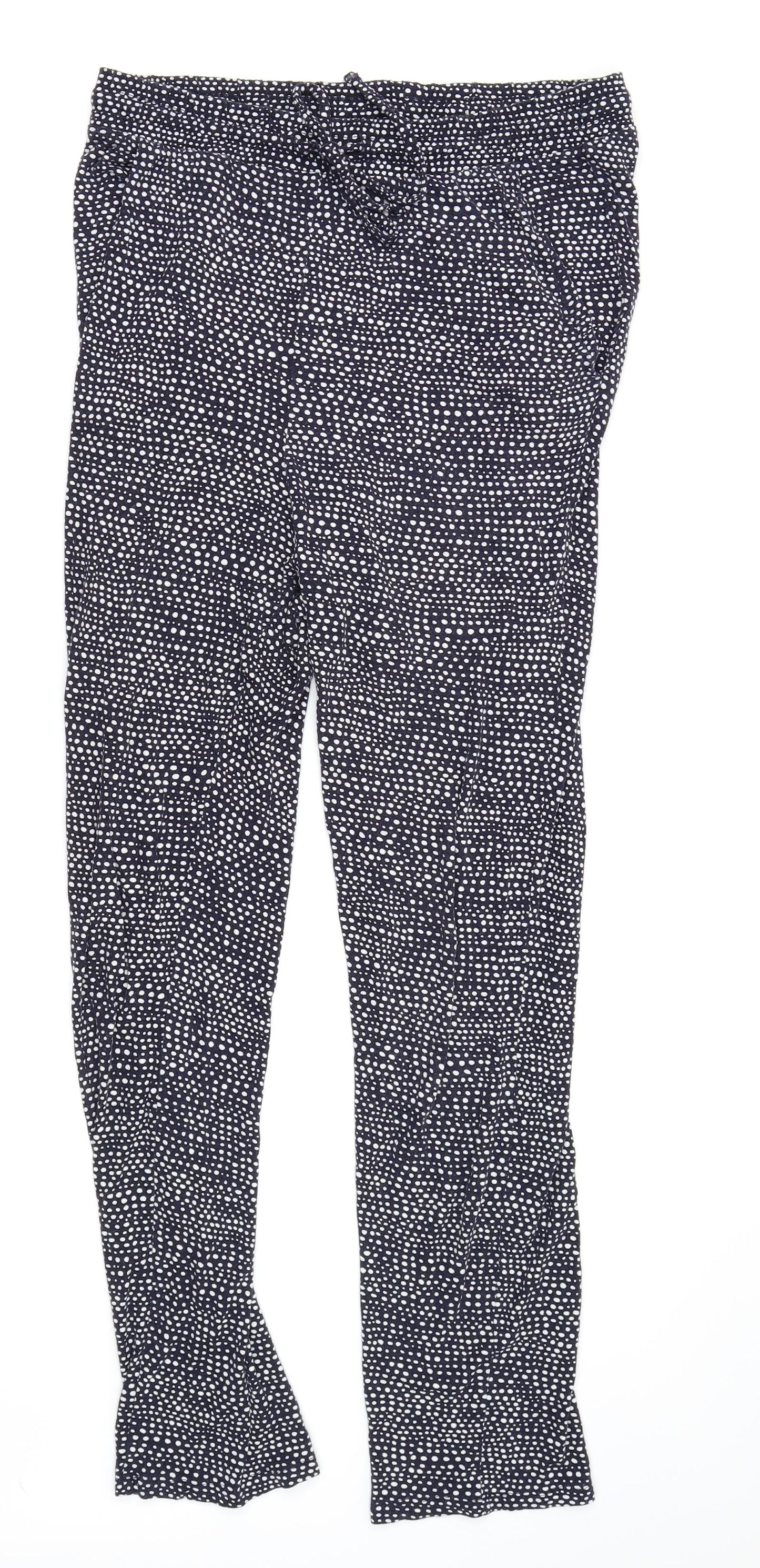 H&M Womens Blue Polka Dot  Cami Lounge Pants Size M