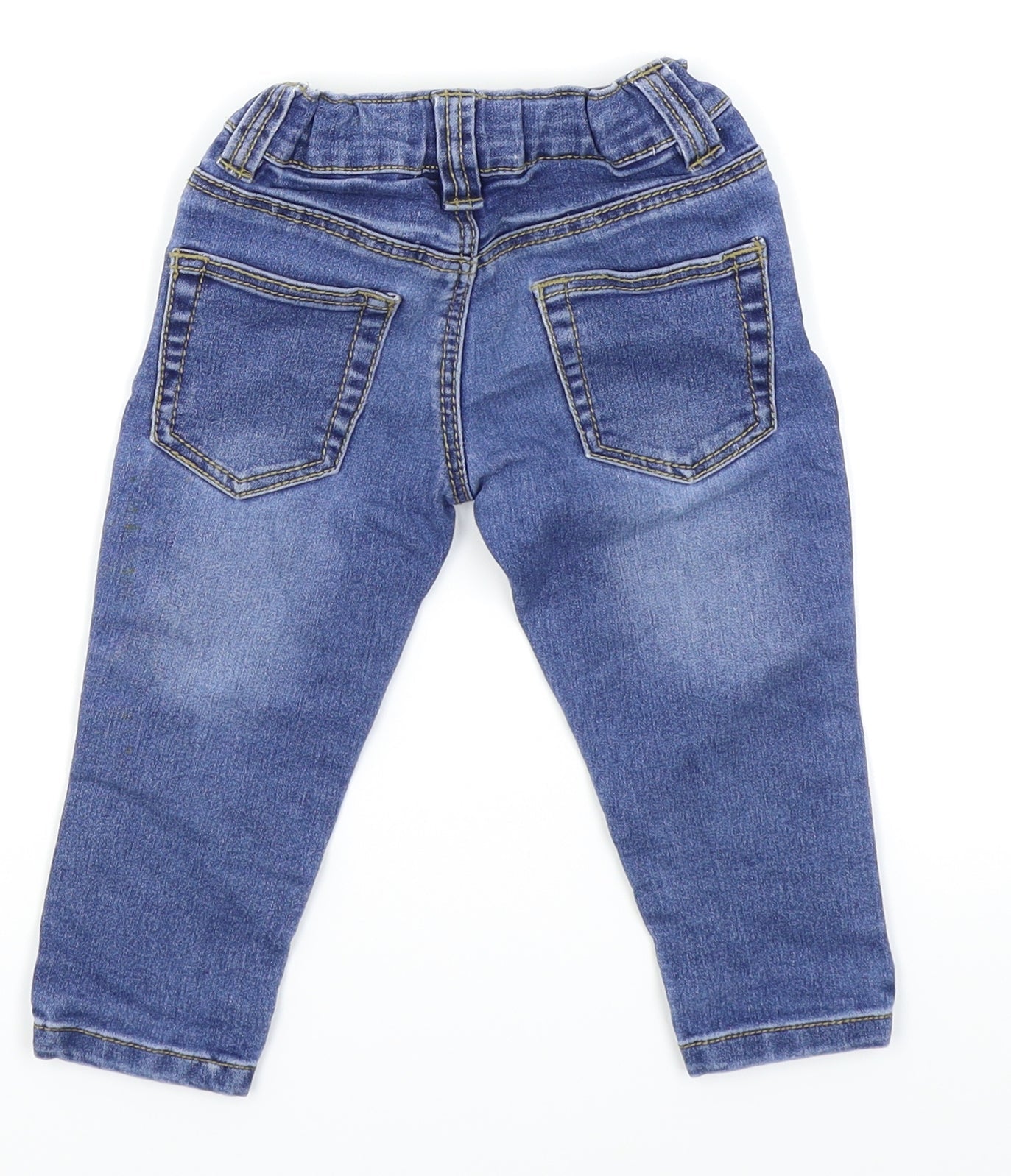Evie Angel Girls Blue   Cargo Jeans Size 12-18 Months
