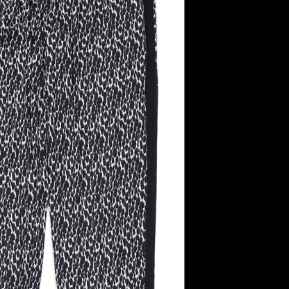 NEXT Womens Black Animal Print  Chemise Lounge Pants Size 10