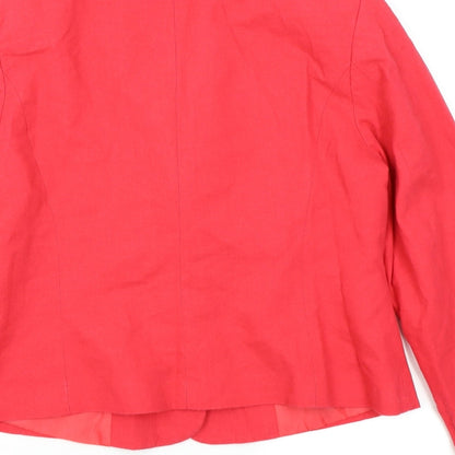 Asda George Womens Pink   Jacket Blazer Size 14
