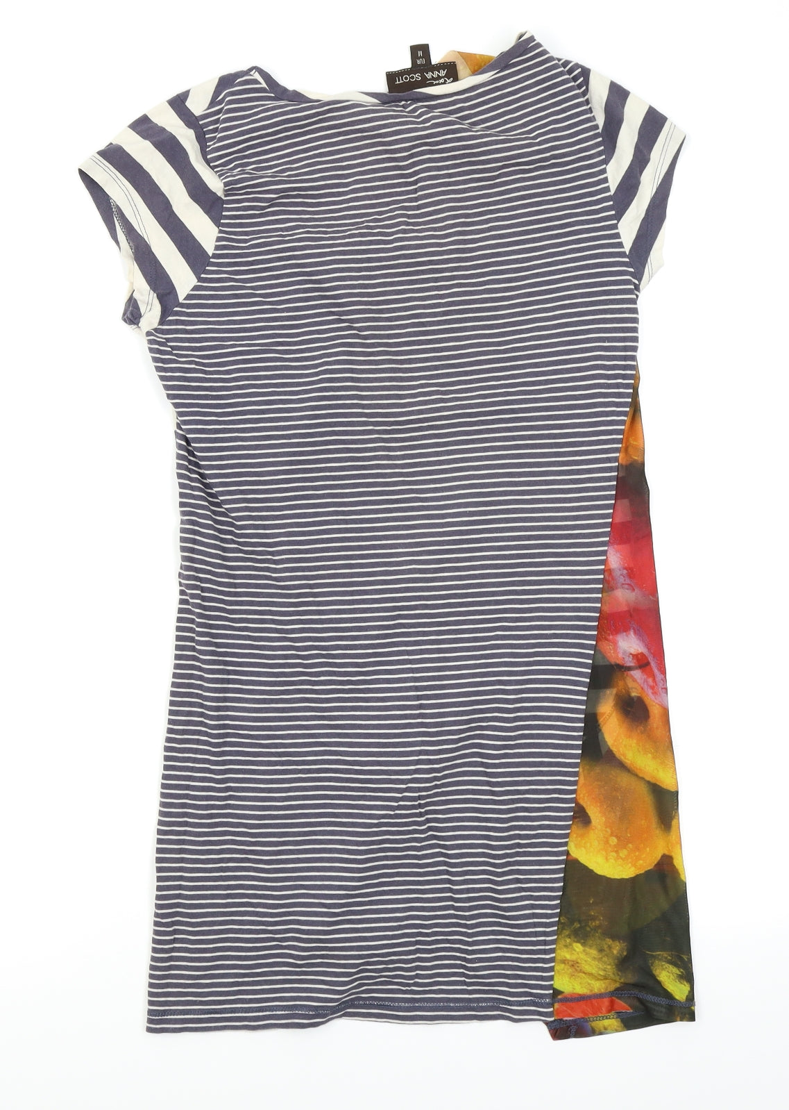 anna scott Womens Multicoloured Striped  Pencil Dress  Size M