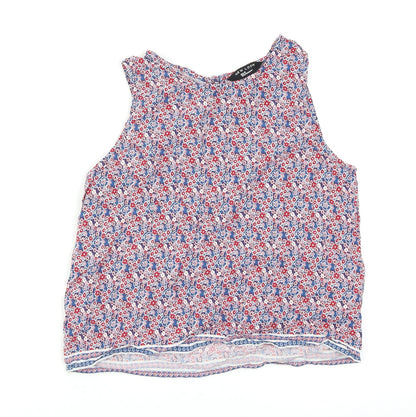 New Look Girls Blue Floral  Camisole Tank Size 12-13 Years