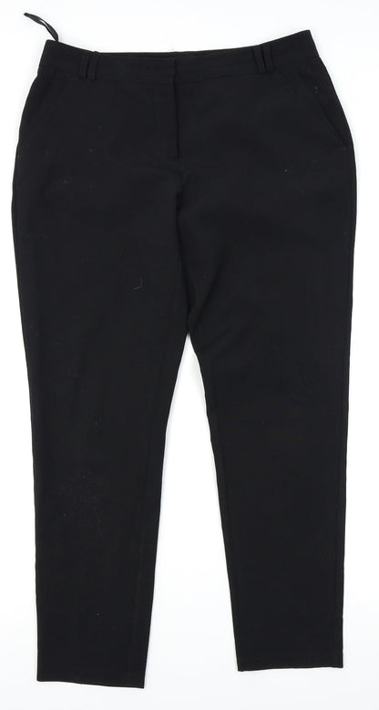 Primark Womens Black   Trousers  Size 10 L25 in