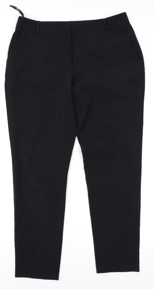 Primark Womens Black   Trousers  Size 10 L25 in