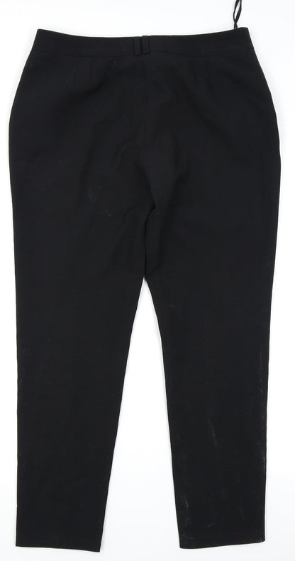 Primark Womens Black   Trousers  Size 10 L25 in