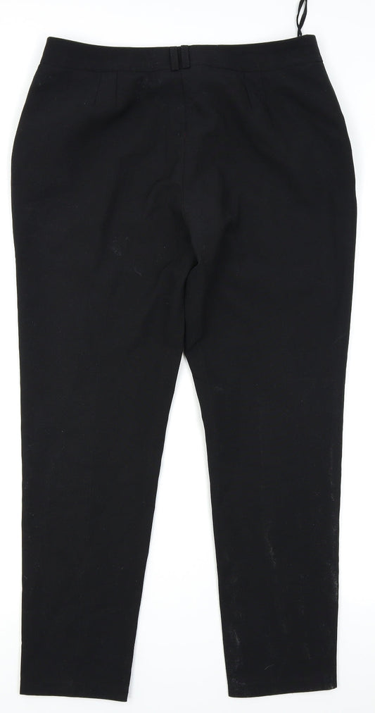 Primark Womens Black   Trousers  Size 10 L25 in