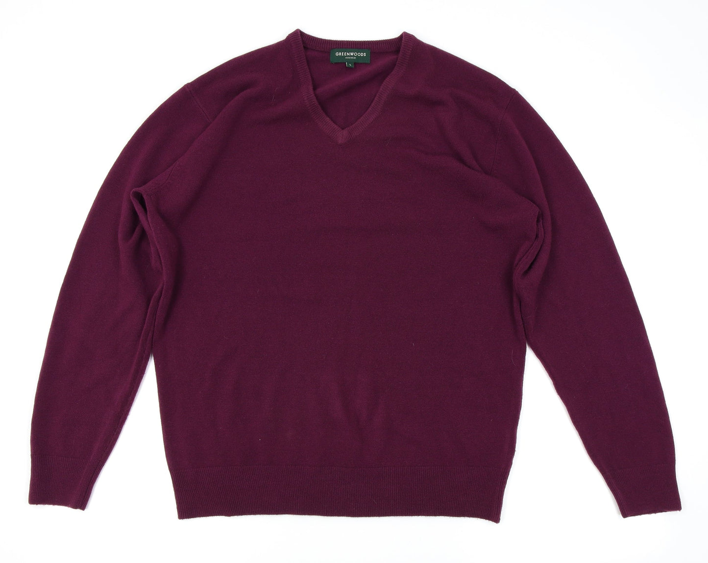 greenwoods Mens Purple   Pullover Sweatshirt Size L