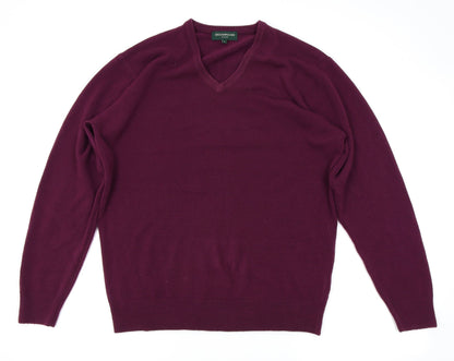 greenwoods Mens Purple   Pullover Sweatshirt Size L