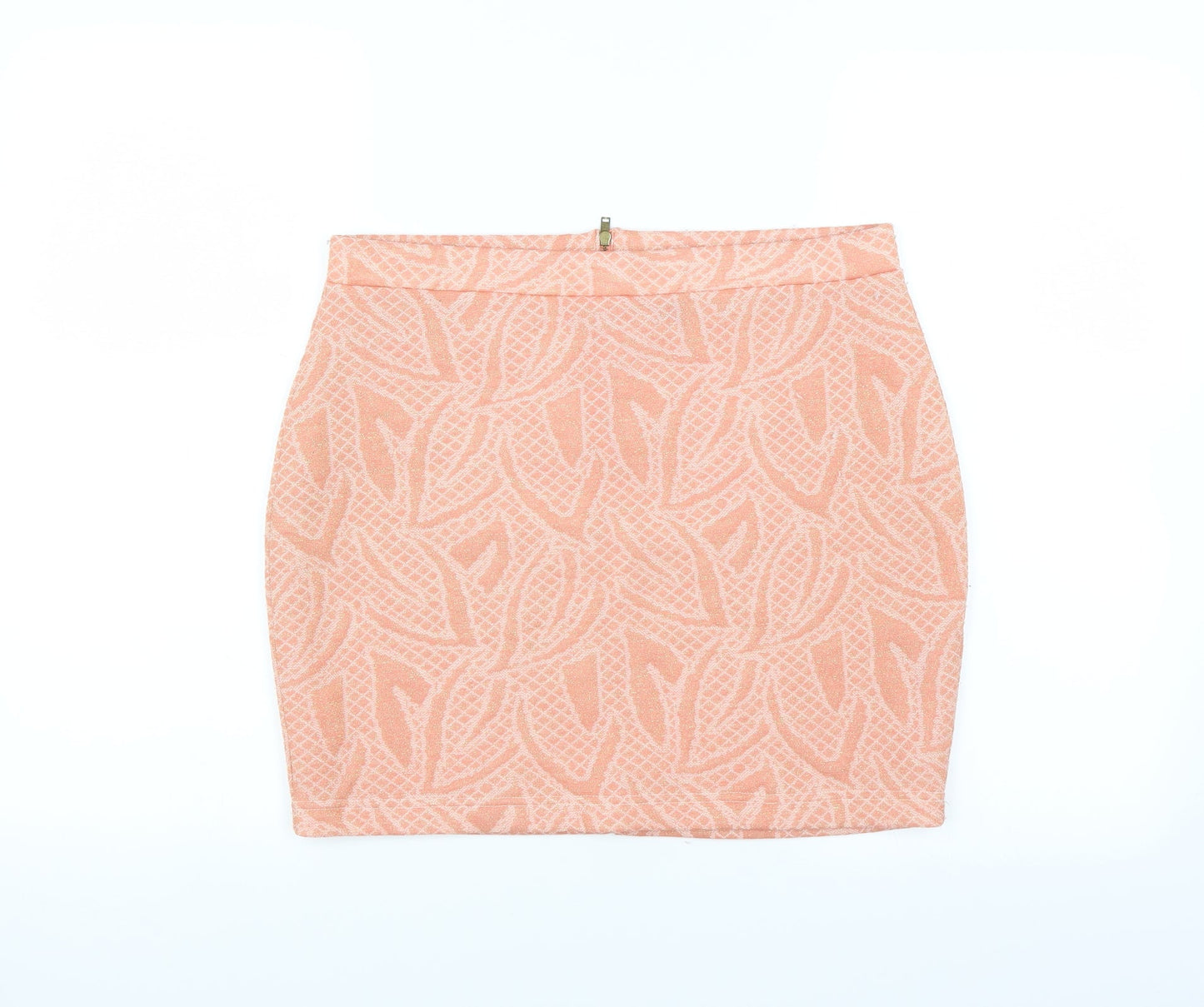 H&M Womens Pink Floral  Mini Skirt Size M