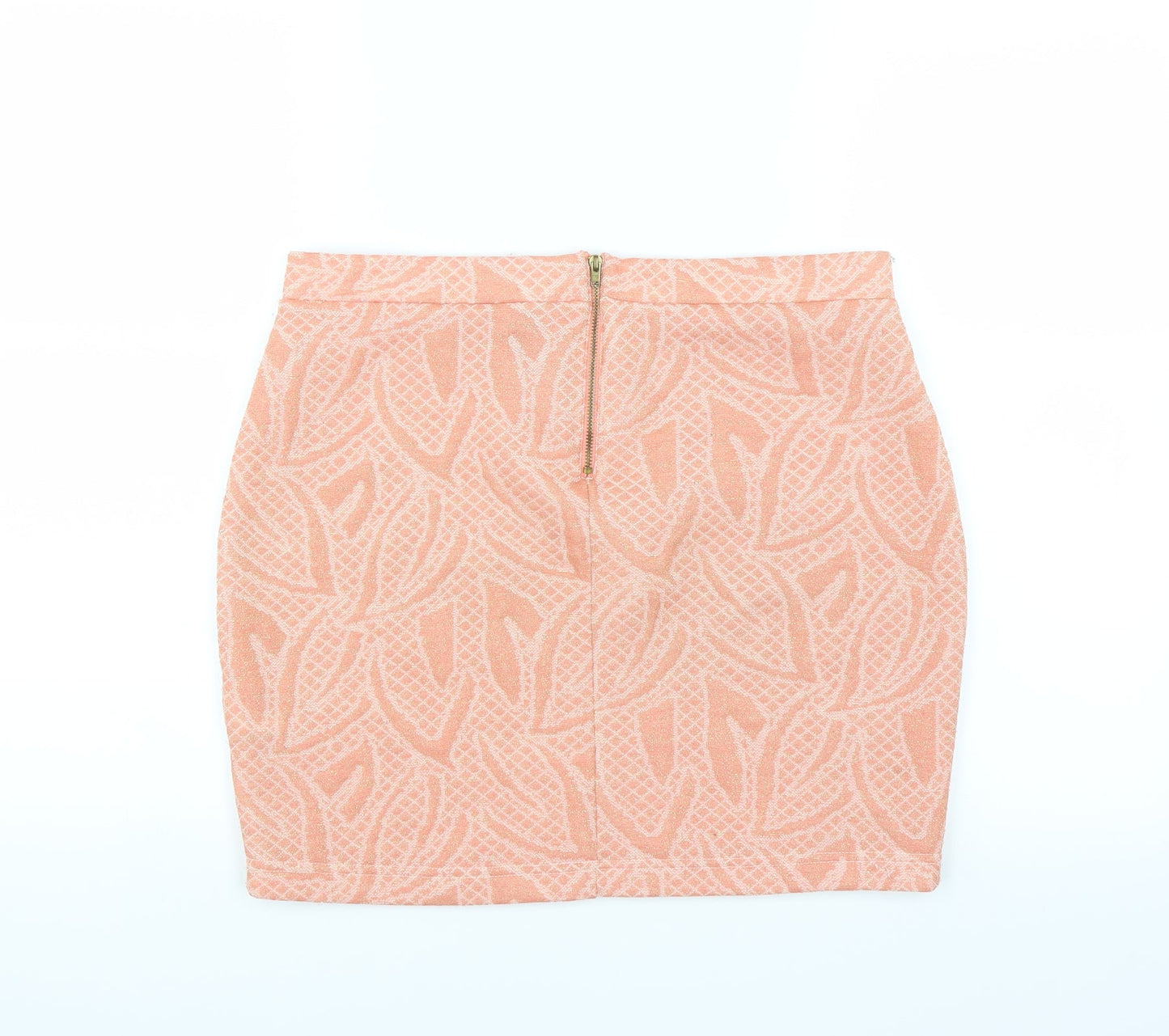 H&M Womens Pink Floral  Mini Skirt Size M