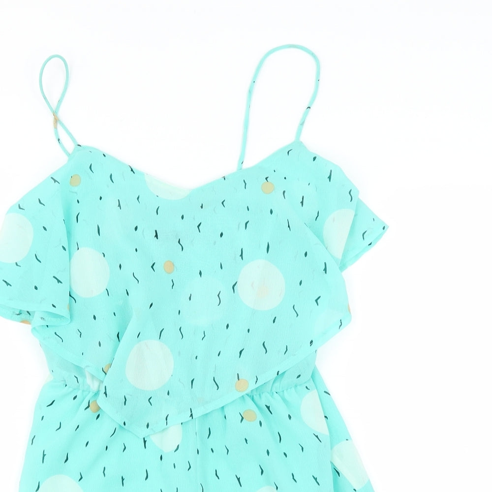 Primark Womens Green   Playsuit One-Piece Size 6