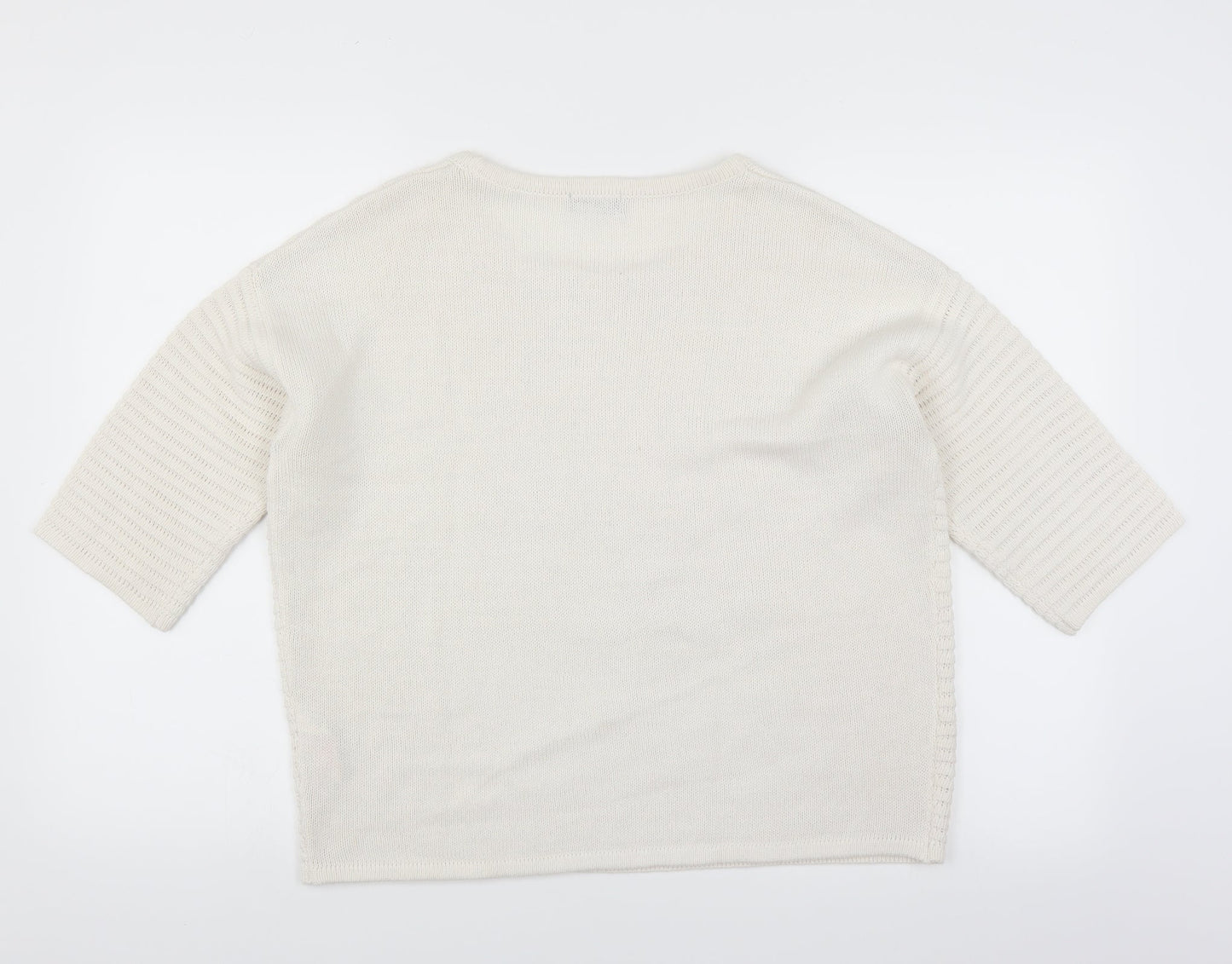 F&F Womens White   Pullover Jumper Size 12