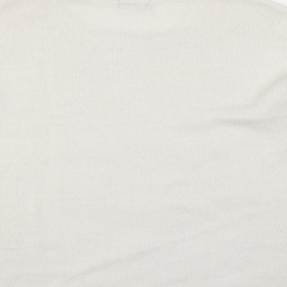 F&F Womens White   Pullover Jumper Size 12