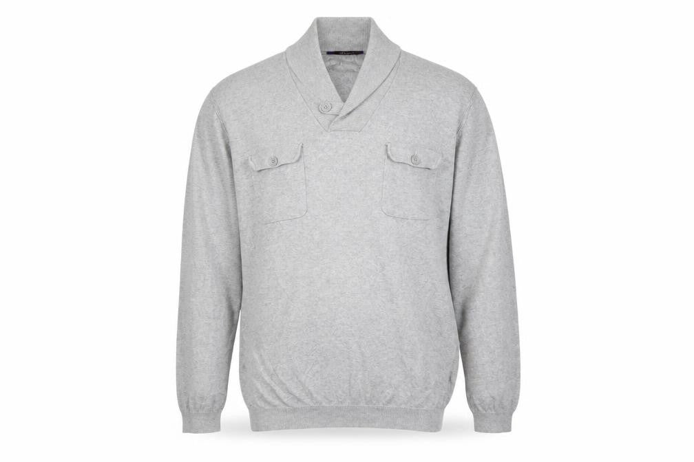 Mens UK Size XL Refectory Grey Pullover Jumper