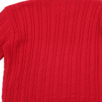 Choice Collection Womens Red   Pullover Jumper Size S