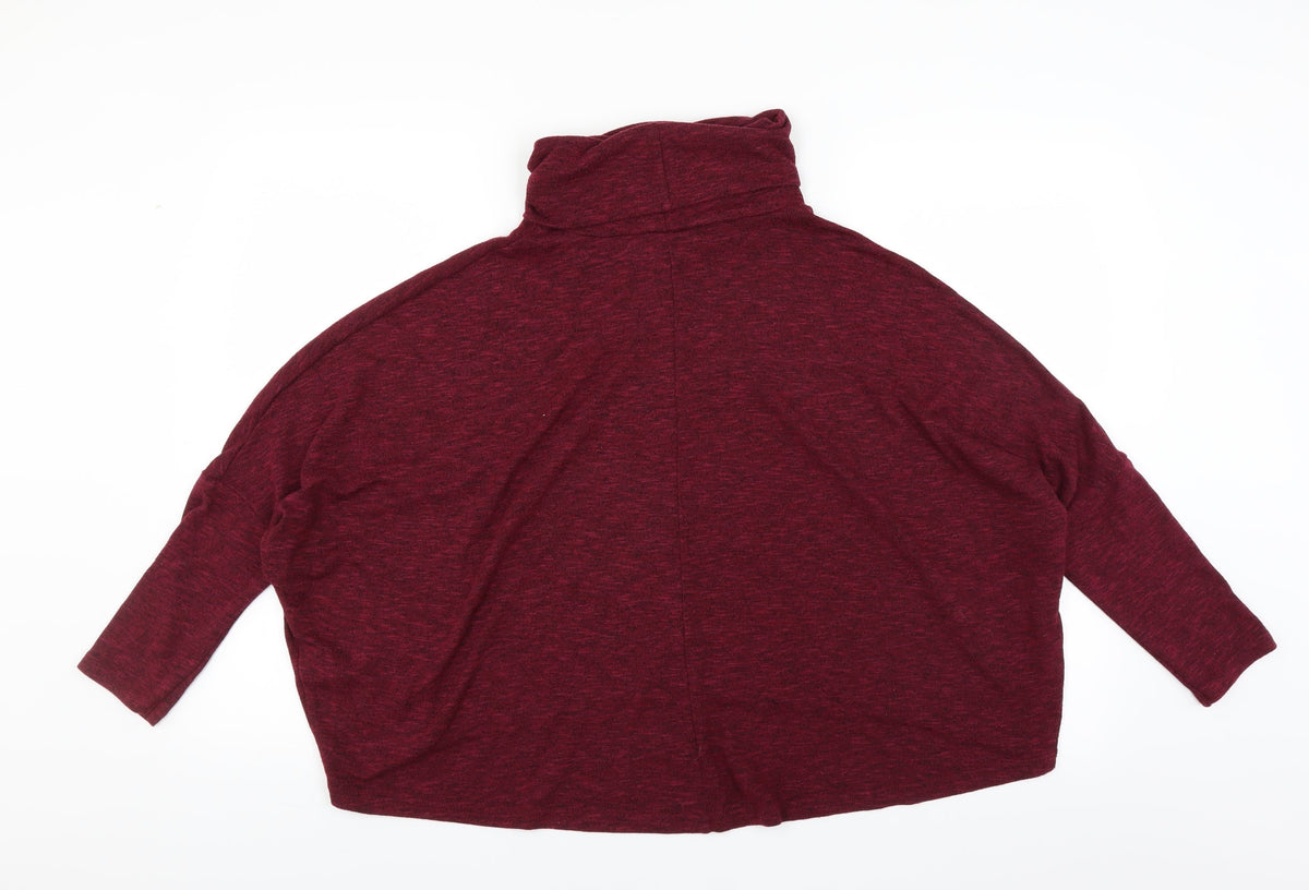 New Look Womens Purple   Pullover Jumper Size 8