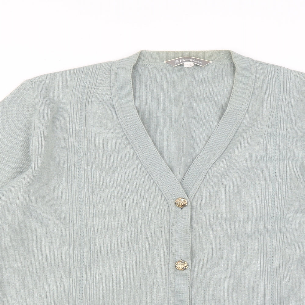 The Pearl Collection Womens Green   Cardigan Jumper Size 14