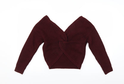 New Look Girls Purple   Pullover Jumper Size 10-11 Years