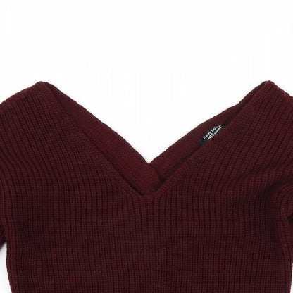 New Look Girls Purple   Pullover Jumper Size 10-11 Years