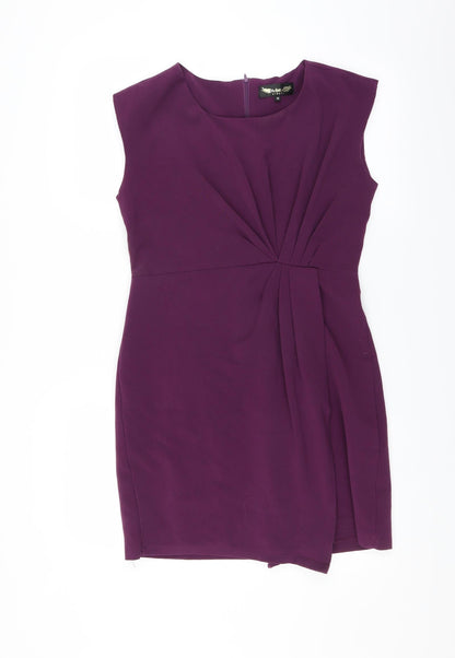 Angeleye Womens Purple   Sheath  Size M