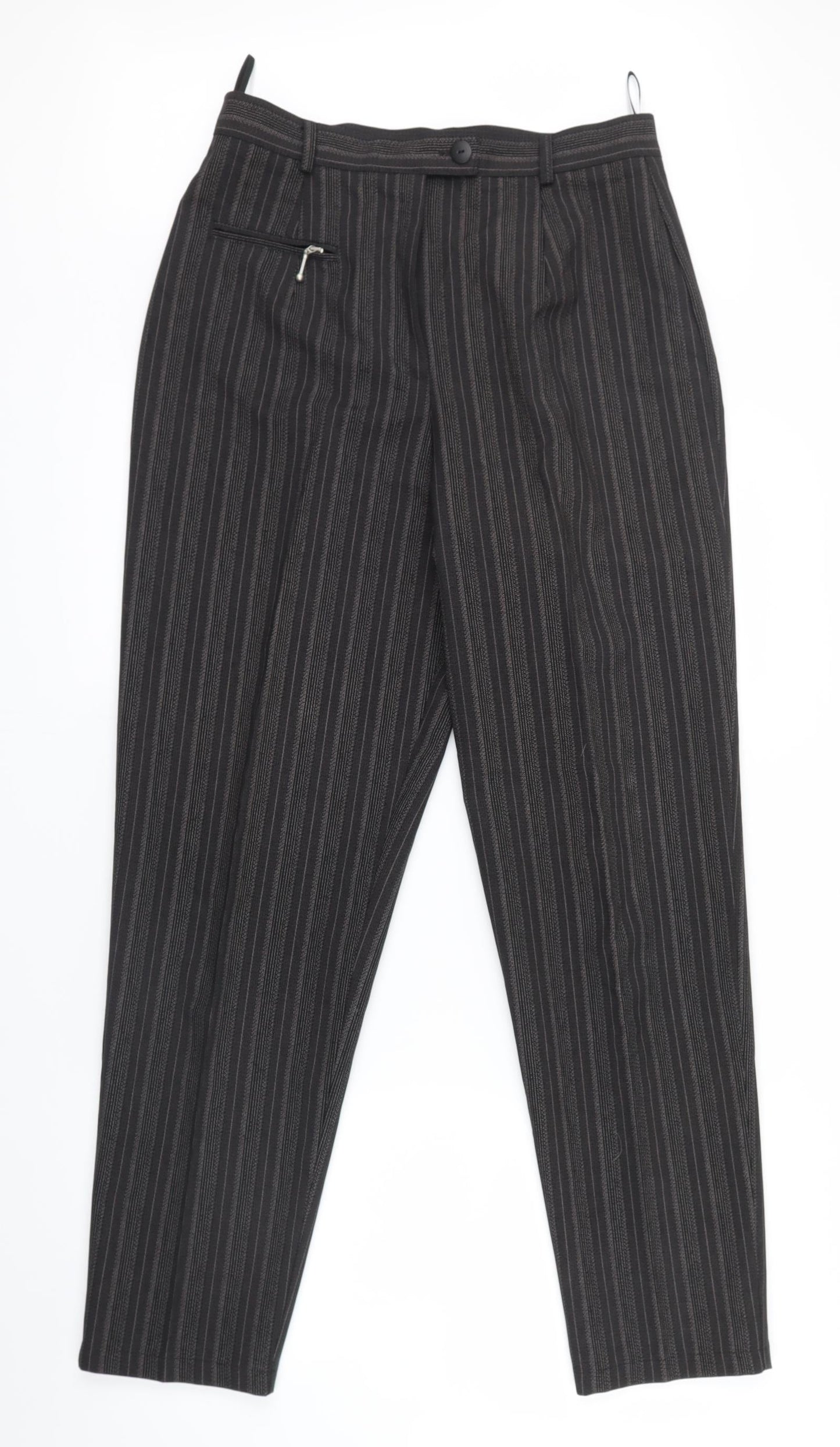 Womens UK Size 14 Best basics Regular Fit  Black Trousers