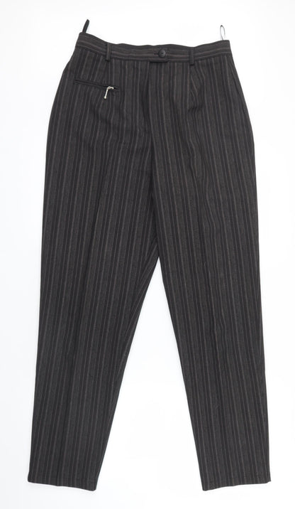 Womens UK Size 14 Best basics Regular Fit  Black Trousers