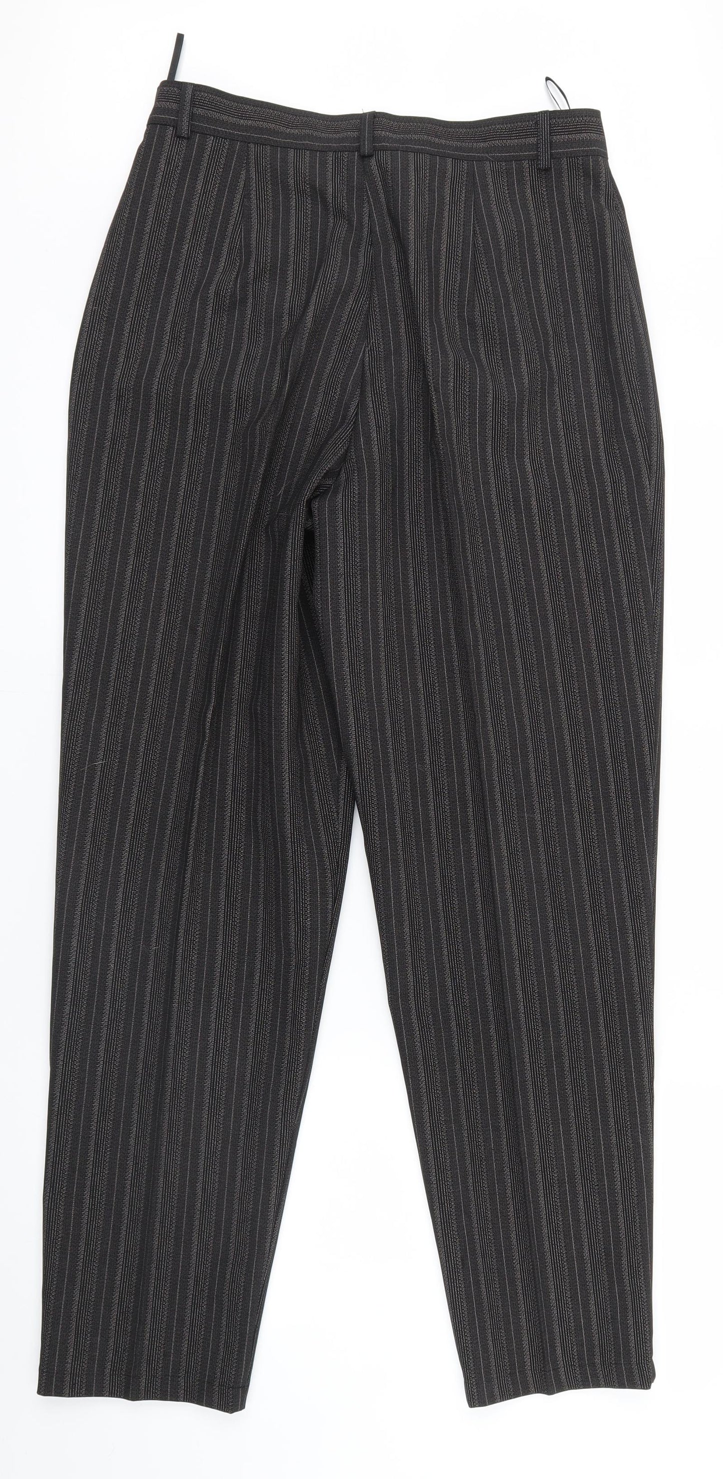 Womens UK Size 14 Best basics Regular Fit  Black Trousers