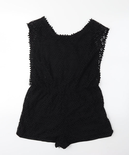 Boohoo Womens Black   Jumpsuit One-Piece Size 12